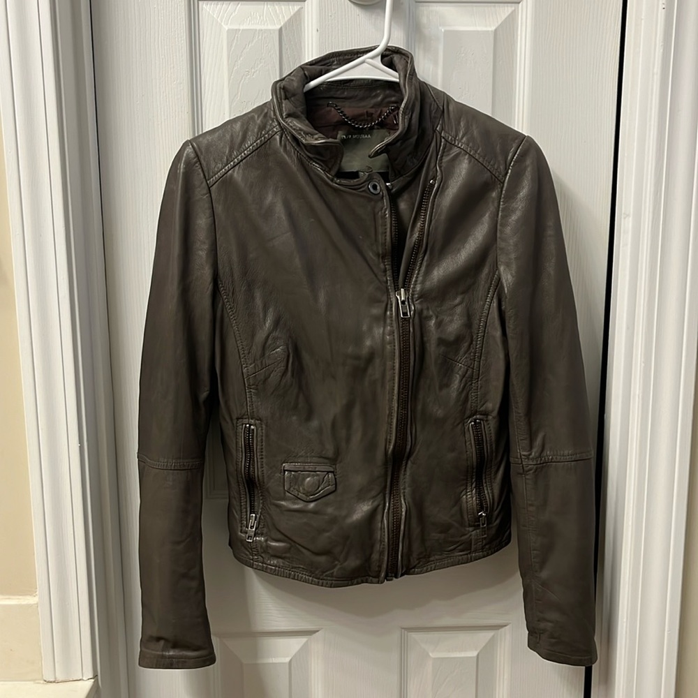 Women’s Ivi Muubaa lamb skin jacket